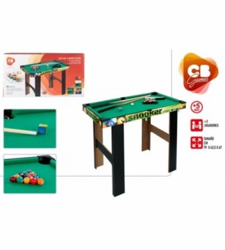Color Baby Biljarda galds no koka ar spēles aksesuāriem (44x80x68 cm) 5+ CB85326