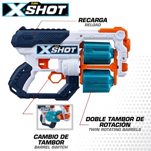 Pistole ar 16 porol. šautriņam līdz 27 m X-Shot  Xcess ZURU 8 g+ CB46876 image 4