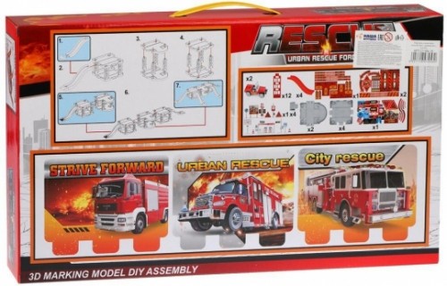 Adar Autostāvvieta Fire ugunsdzēsēju tematikā 44 detaļas H170209 image 4