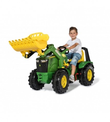 Rolly Toys Traktors ar pedāļiem  rollyX-Trac Premium John Deere 8400R ar kausu 2 ātrumi un bremze ( 3 - 10 gadiem) Vācija 651078 image 1