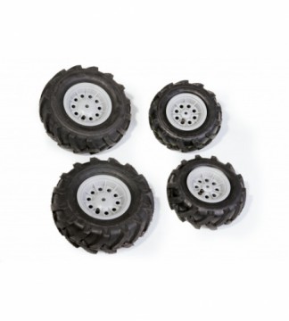 Rolly Toys Колеса с резиновыми надувными шинами для тракторов rollyTrac Air Tyres 4 gab. 409846 Германия