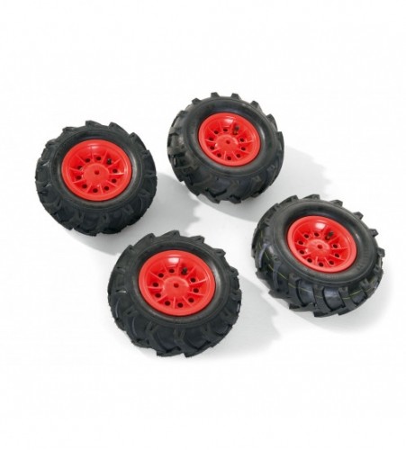 Rolly Toys Riteņi ar gumijas piepūšamam riepam traktoriem rollyTrac Air Tyres 4 gab. 409587 Vācija image 1