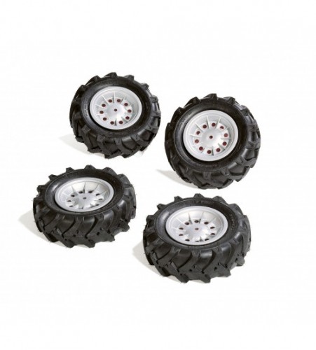Rolly Toys Riteņi ar gumijas piepūšamam riepam traktoriem rollyTrac Air Tyres 4 gab. 409181  Vācija image 1