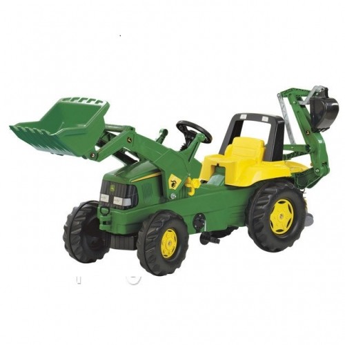Rolly Toys Pedāļu traktors ar diviem kausiem rollyJunior John Deere (3-8 gadiem) 811076 image 2