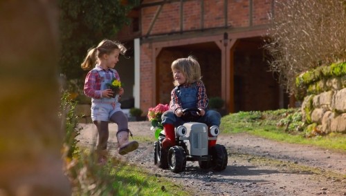 Rolly Toys Bērnu traktors ar pedāļiem ar piekabi 014941 KID Little Grey Fergie (2,5-5 gadiem) Vācija image 3