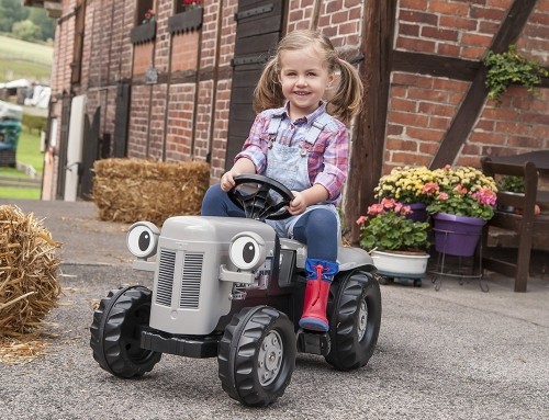 Rolly Toys Bērnu traktors ar pedāļiem ar piekabi 014941 KID Little Grey Fergie (2,5-5 gadiem) Vācija image 4