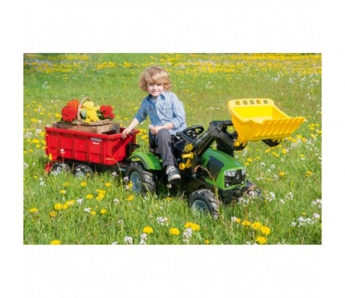 Rolly Toys Traktors ar pedāļiem rollyFarmtrac Deutz-Fahr 5120 ar kausu un piepūš. riteņiem 611218  ( 3 - 8 gadiem) Vācija image 2