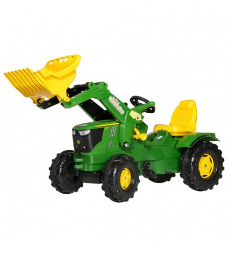 Rolly Toys Traktors ar pedāļiem ar kausu rollyFarmtrac John Deere 6210R (3 - 8 gadiem ) Vācija 611096 image 1
