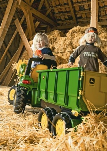 Rolly Toys Piekabe traktoriem rollyContainer John Deere (3 - 10 gadiem) 125098 image 2