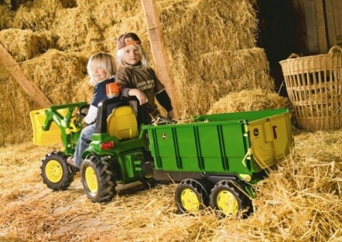 Rolly Toys Piekabe traktoriem rollyContainer John Deere (3 - 10 gadiem) 125098 image 3