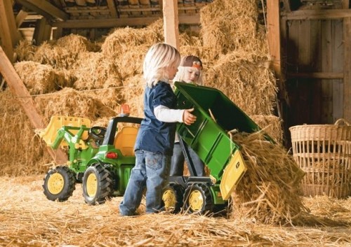 Rolly Toys Piekabe traktoriem rollyContainer John Deere (3 - 10 gadiem) 125098 image 4