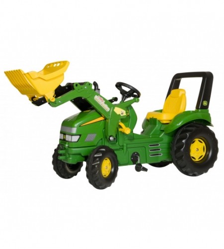 Rolly Toys Traktors ar kausu ar pedāļiem rollyX-Trac John Deere (3 - 10 gadiem) 046638 image 1