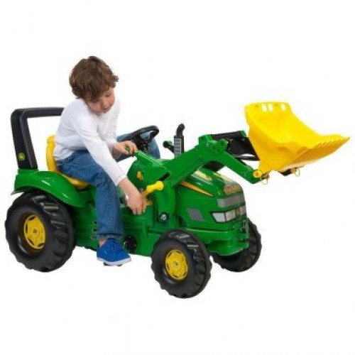 Rolly Toys Traktors ar kausu ar pedāļiem rollyX-Trac John Deere (3 - 10 gadiem) 046638 image 3
