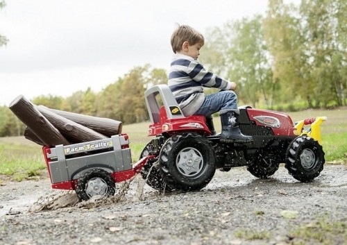 Rolly Toys Traktors ar pedāļiem ar piekabi rollyFarmtrac Junior RT 800261 (3-8 gadiem) Vācija image 3