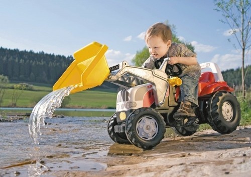 Rolly Toys Bērnu traktors ar pedāļiem rollyKid Steyr ar kausu un  piekabi  (2,5-5 gadiem) 023936 Vācija image 5
