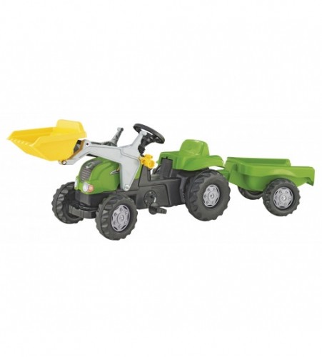 Rolly Toys Bērnu traktors ar pedāļiem rollyKid ar kausu un  piekabi  (2,5-5 gadiem) 023134 Vācija image 1