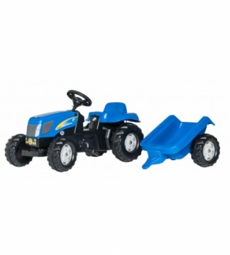 Rolly Toys Педальный трактор Rolly KID NH T7040 с прицепом (2,5-5 лет ) 013074