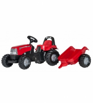 Rolly Toys Педальный трактор Rolly KID Case 1170CVX с прицепом (2,5-5 лет ) 012411