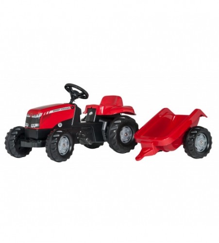 Rolly Toys Bērnu traktors ar pedāļiem ar piekabi rollyKid MF  (2,5-5 gadiem) 012305 Vācija image 1