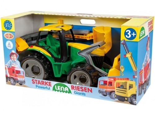 Traktors LENA MAXI ar kausu un iekrāvēju  107 cm L02080 (kastē) image 2