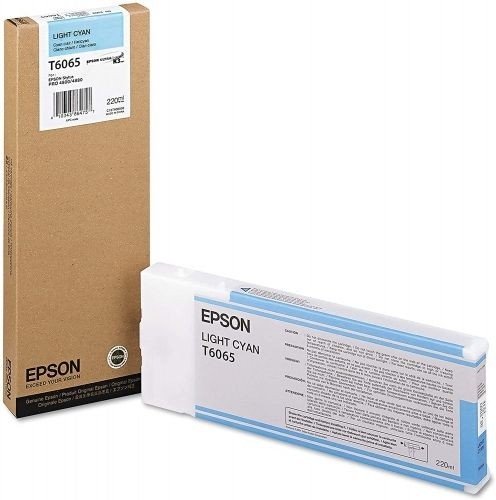 EPSON  
         
       T606500 Ink Cartridge, Light Cyan image 1