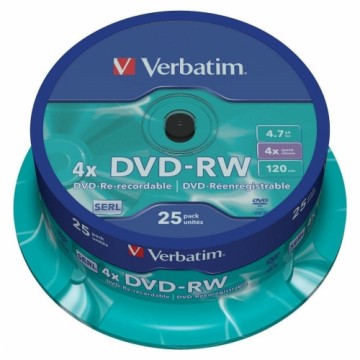 DVD-RW Verbatim    25 gb. 4x 4,7 GB