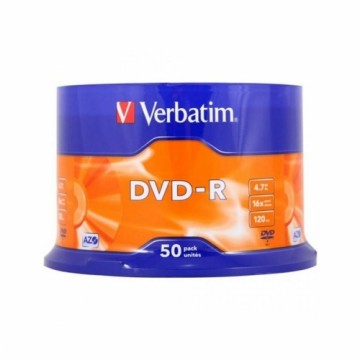 DVD-R Verbatim Matt Silver 50 gb. 16x 4,7 GB