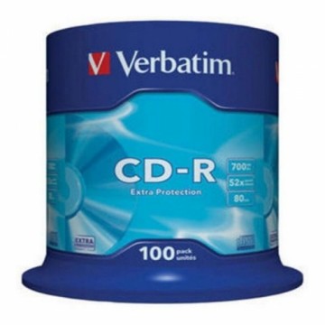 CD-R Verbatim Extra Protection 52x 100 штук 700 MB 52x