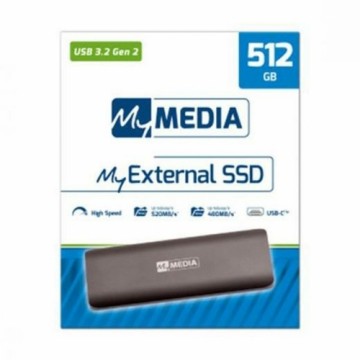 USB Zibatmiņa Verbatim My Media Melns 512 GB