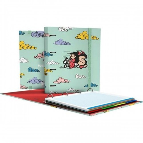 Папка-регистратор Grafoplas Carpebook Mafalda Зеленый A4 (2 штук) image 2