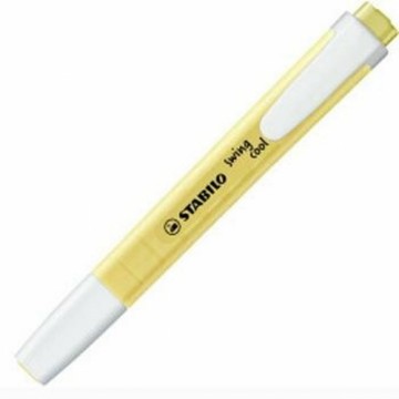 Флуоресцентный маркер Stabilo Swing Cool Pastel Жёлтый (10 штук)