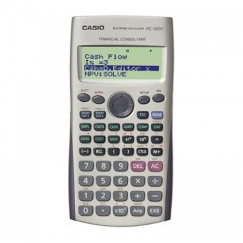 Zinātniskais kalkulators Casio FC-100V Pelēks (13,7 x 8 x 16,1) image 1