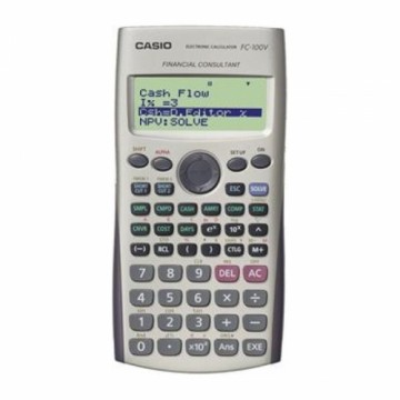 Научный калькулятор Casio FC-100V Серый (13,7 x 8 x 16,1)