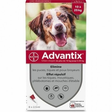 Пипетка для собак Advantix 10-25 Kg 6 штук