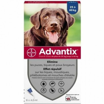 Пипетка для собак Advantix 25-40 Kg 6 штук