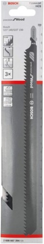 Bosch jigsaw blade T 1044 DP Precision for Wood, 250mm (3 pieces) image 2