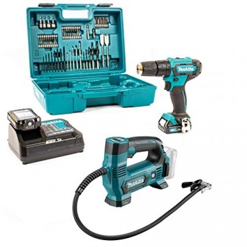 Makita cordless hammer HP333DSAX1, 12V (blue / black, 2x Li-ion battery 2,0Ah)
