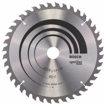 Bosch Circular Saw Blade Optiline 254x30