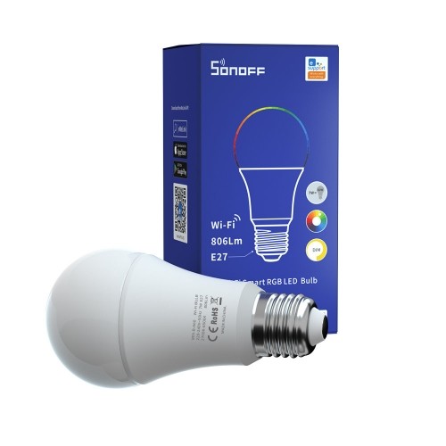 Sonoff smart smart LED bulb (E27) Wi-Fi 806Lm 9W RGB (B05-BL-A60) image 4