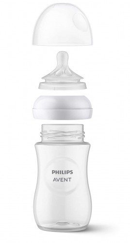 Philips Avent Natural Response barošanas pudelīte 260 ml, lēnas plūsmas knupītis, 1m+ - SCY903/01 image 4