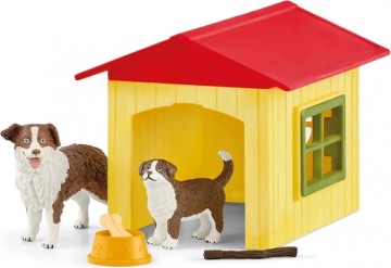 Schleich Farm World dog house, play figure
