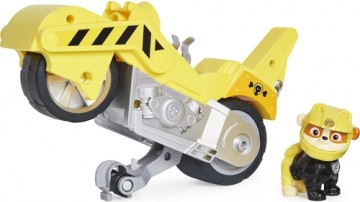 Spinmaster Spin Master Paw Patrol Moto Pups Rubbles Motorcycle, Toy Vehicle (Yellow, with Toy Figure)