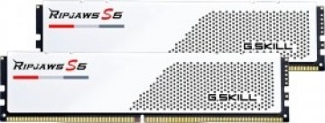 G.Skill DDR5 - 32GB - 5200 - CL - 36 Ripjaws S5 white Dual Kit - F5-5200J3636C16GX2-RS5W