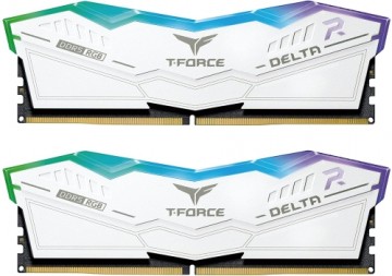 Team Group DDR5 - 32GB - 6400 - CL - 40 Delta RGB Dual Kit white