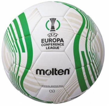 Football ball for competition MOLTEN F5C5000 UEFA Europa Conference League PU size 5