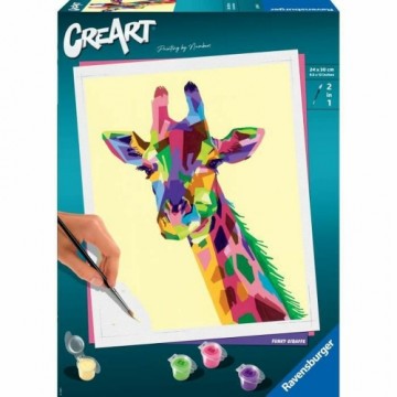 Krāsojamie attēli Ravensburger CreArt Large Giraffe 24 x 30 cm
