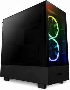 NZXT H5 Elite All Black, tower case (black, tempered glass)