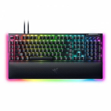 Razer  
         
       Mechanical Gaming Keyboard BlackWidow V4 Pro RGB LED light, US, Wired, Black, Yellow Switches, Numeric keypad