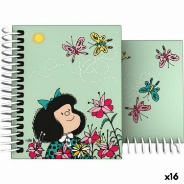 Piezīmju klade Grafoplas Mafalda Daudzkrāsains 100 Loksnes A7 (16 gb.)