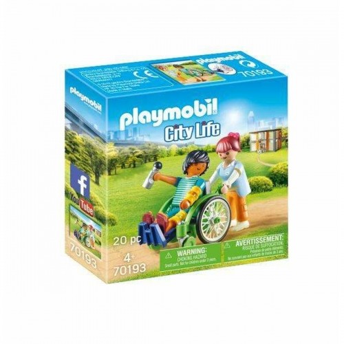 Playset Playmobil City Life Patient in Wheelchair 20 Daudzums image 1